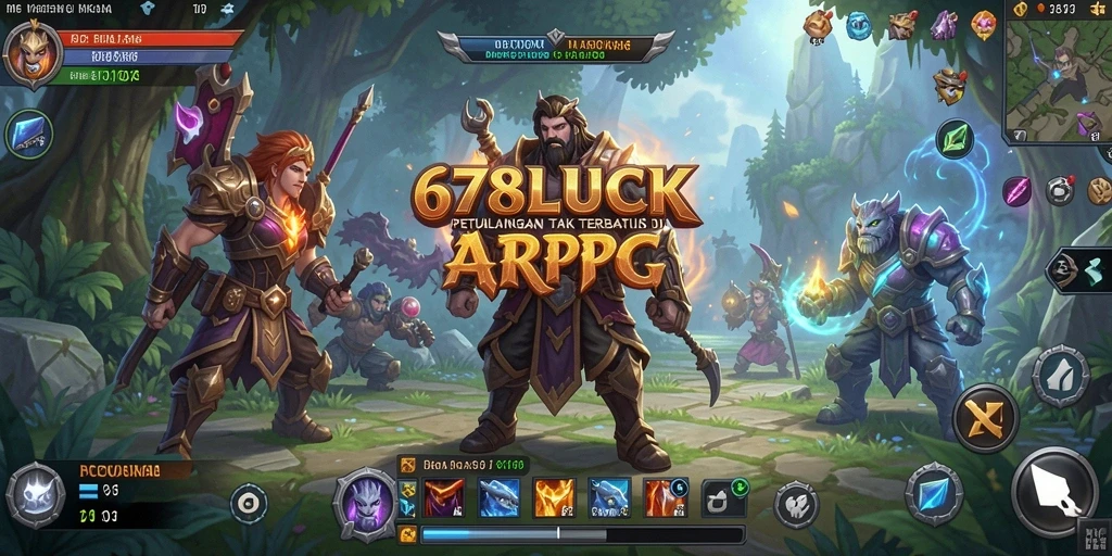 Tampilan gameplay mendebarkan di game ARPG 678LUCK.
