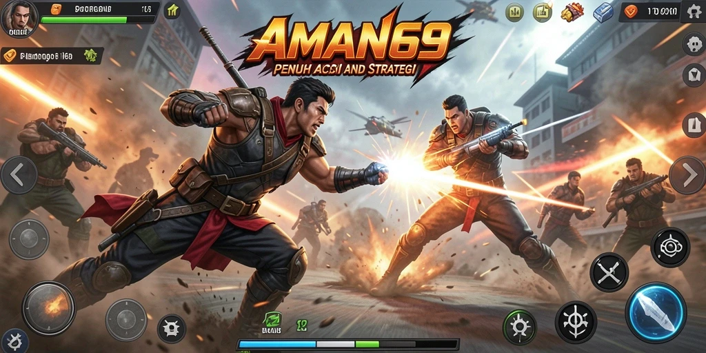 Tampilan gameplay AMAN69 yang seru dan penuh aksi.