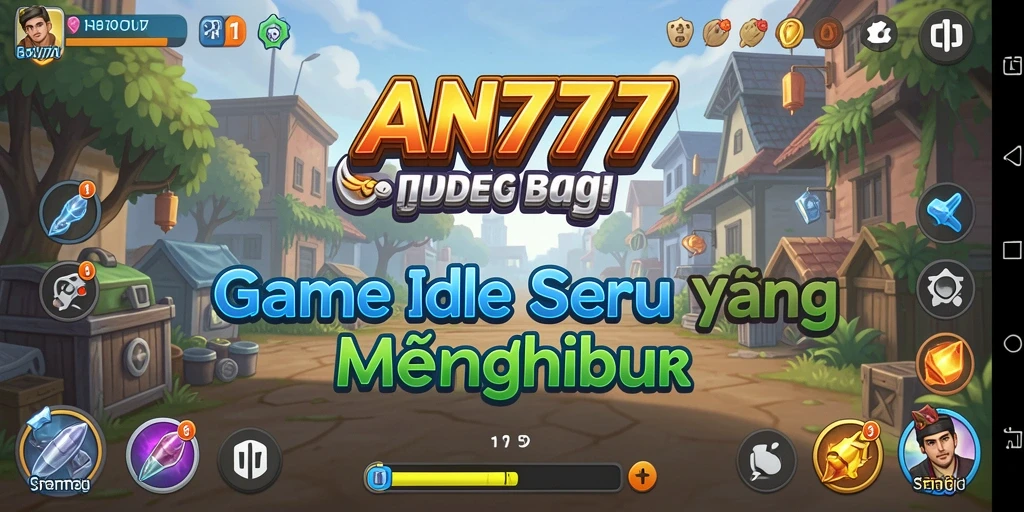 Tampilan gameplay seru AN777 yang menampilkan suasana Idle.