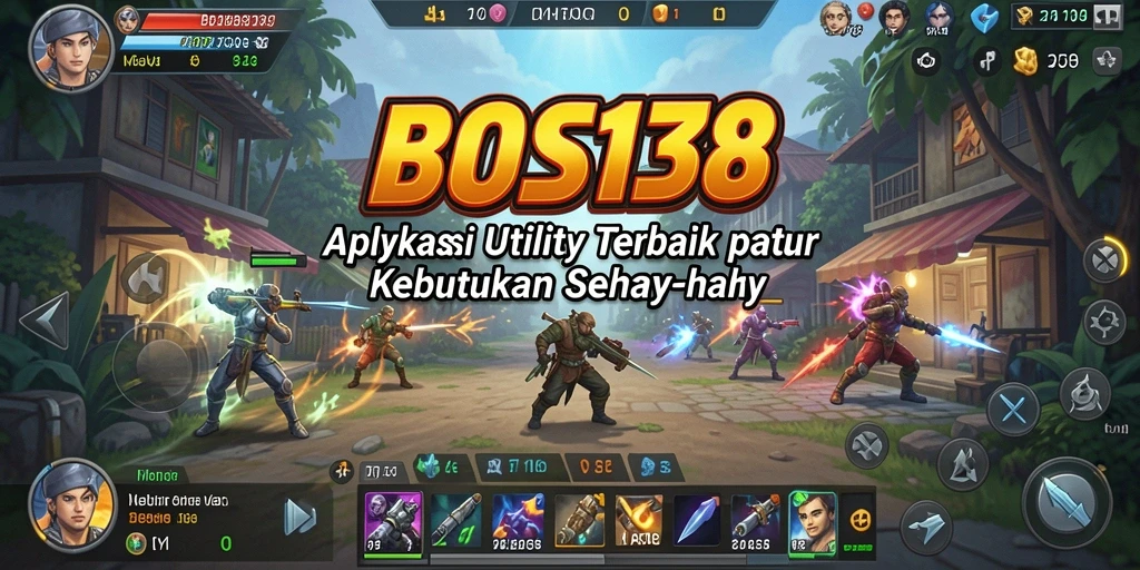 Screenshot utama BOS138 menampilkan antarmuka pengguna yang sederhana dan fungsional.
