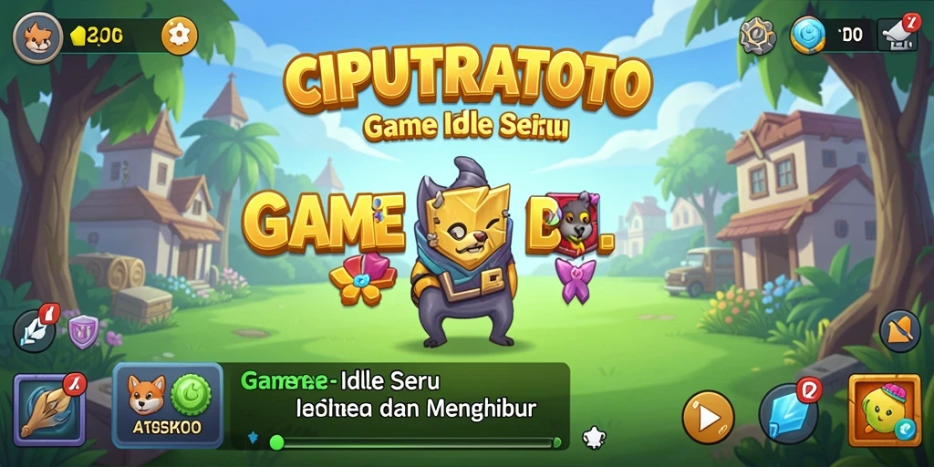 Tangkapan layar menunjukkan karakter dan sumber daya dalam CIPUTRATOTO.