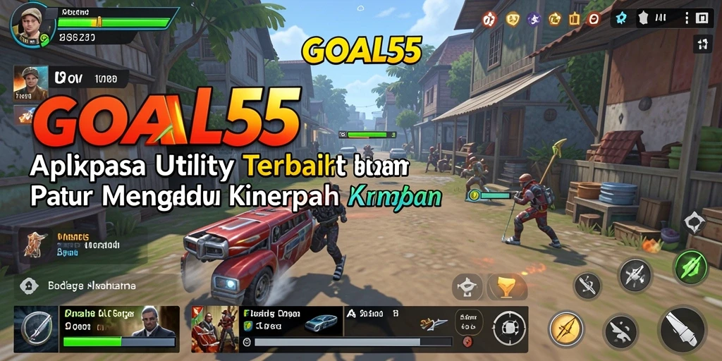 Tampilan antarmuka GOAL55 yang sederhana dan ramah pengguna.