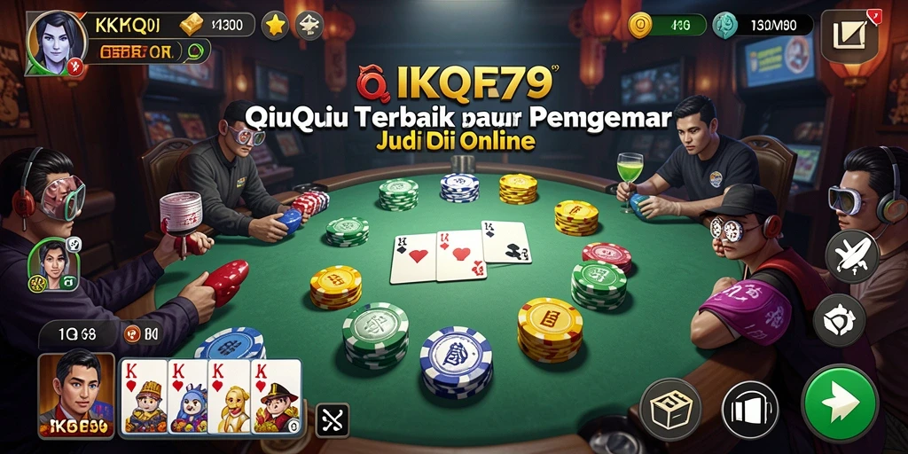 Tampilan gameplay QiuQiu yang mendebarkan dan interaktif.