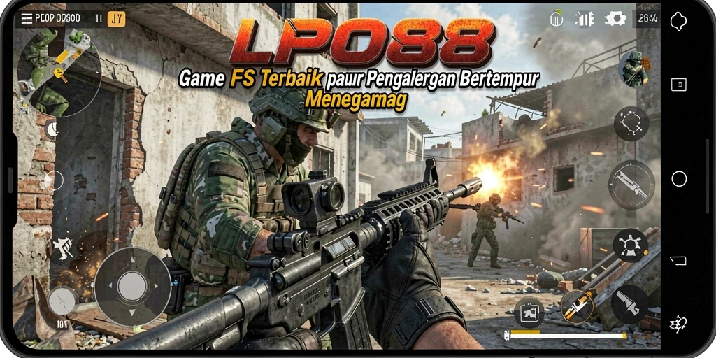 Tampilan gameplay LPO88 dalam pertempuran seru dan intens.