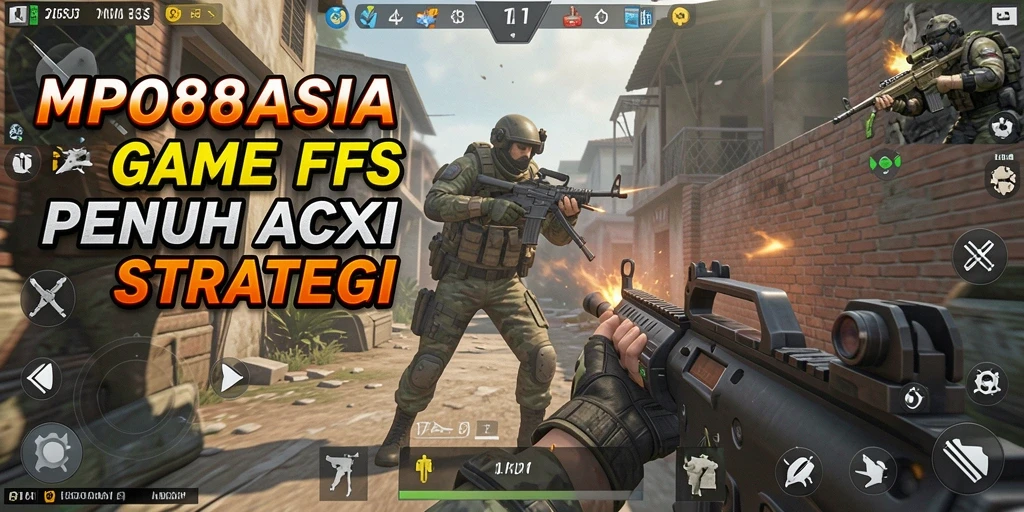 Tangkapan layar MPO88ASIA menunjukkan aksi menegangkan dalam pertempuran FPS.