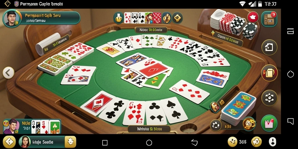 Screenshot gameplay Gaple yang menarik dan penuh aksi.