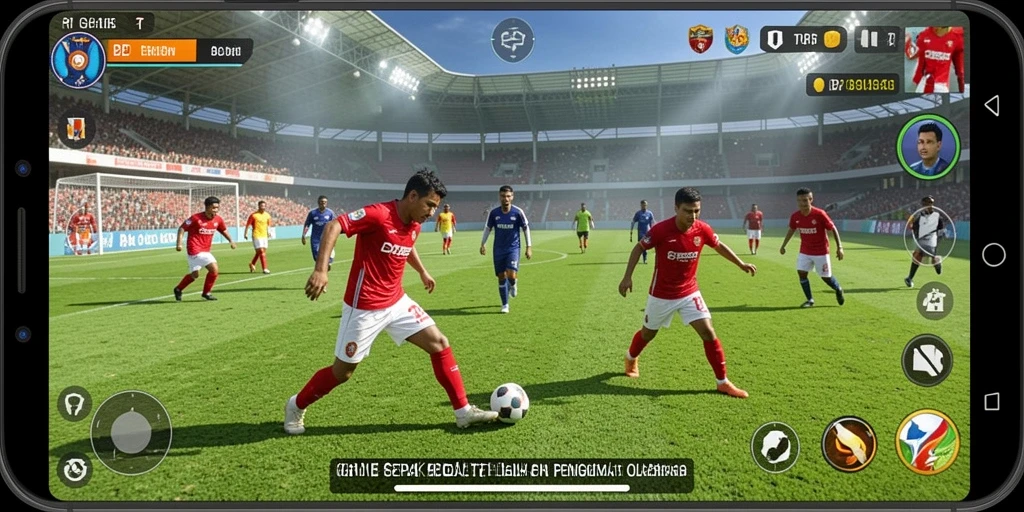 Tampilan gameplay PP7 yang mengesankan dengan aksi seru di lapangan.