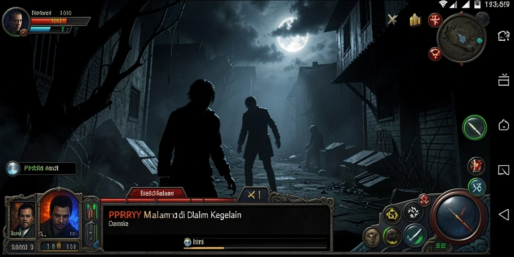 Screenshot utama PPRRYY menampilkan suasana gameplay yang menegangkan dan menyeramkan.