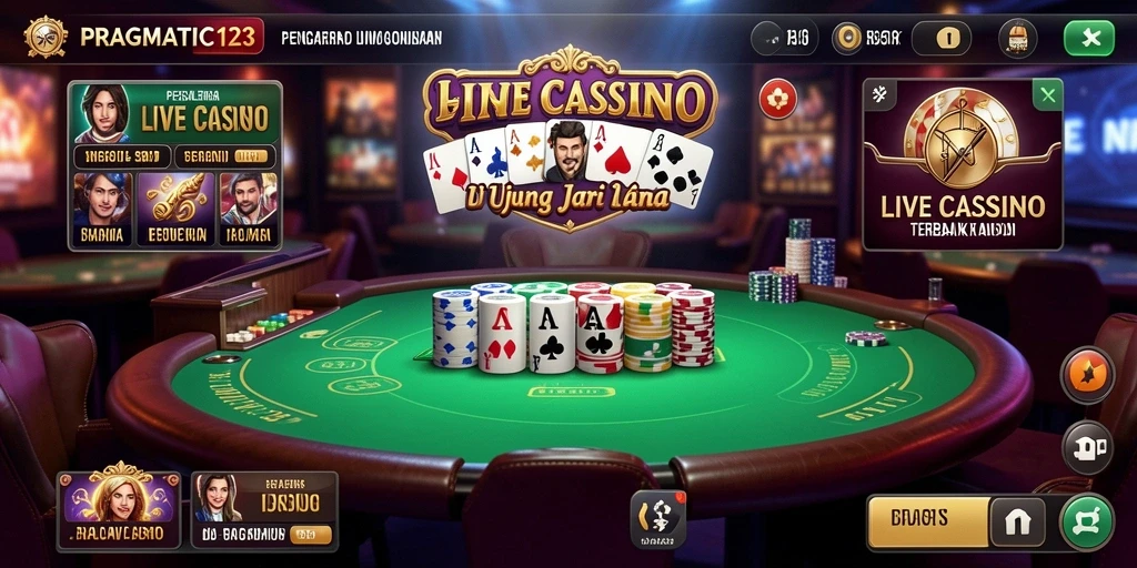 Gameplay mendebarkan dengan dealer langsung di PRAGMATIC123.