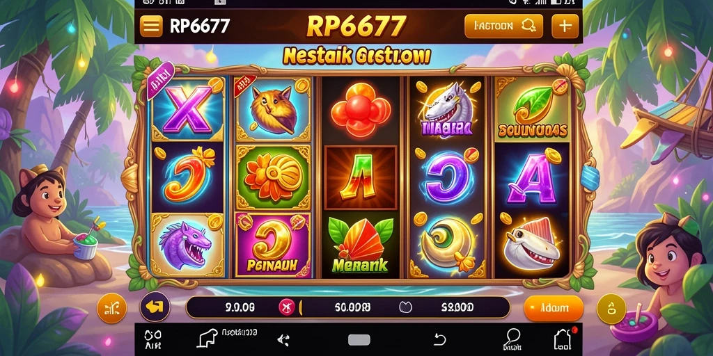 Screenshot RP6677 menampilkan aksi seru gameplay Slot yang mengasyikkan.